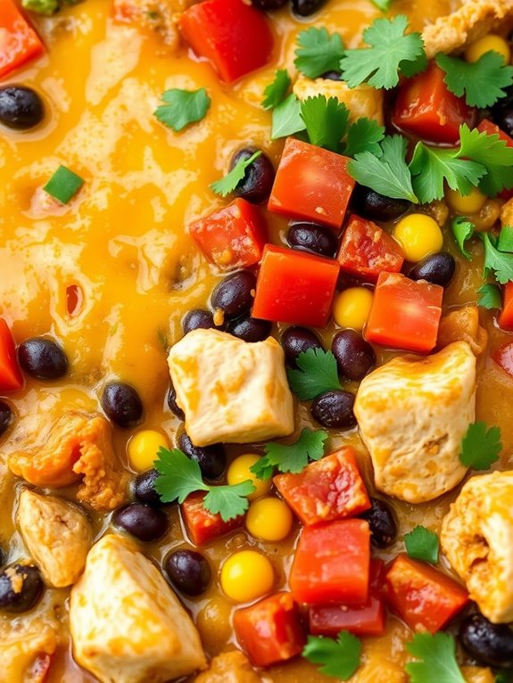 mexican chicken and beans