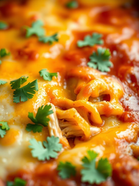 mexican chicken enchilada casserole
