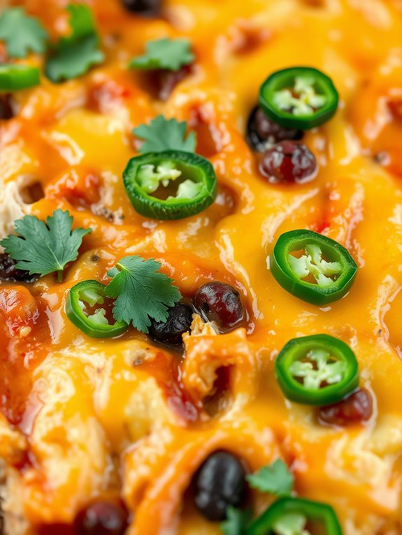 mexican chicken enchilada casserole