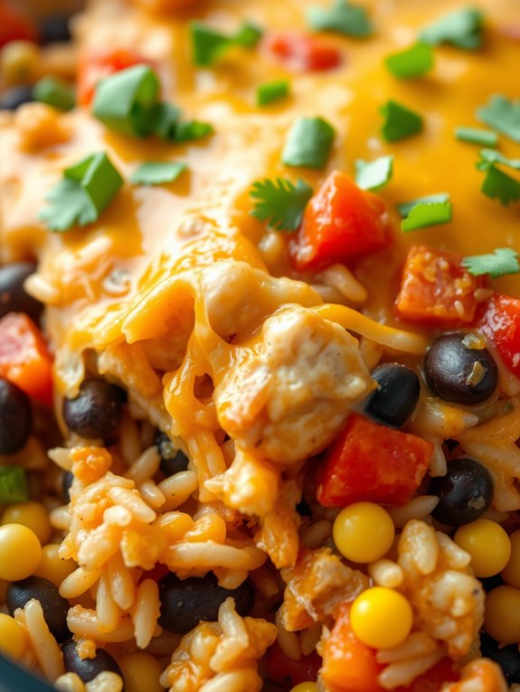 mexican chicken rice dish