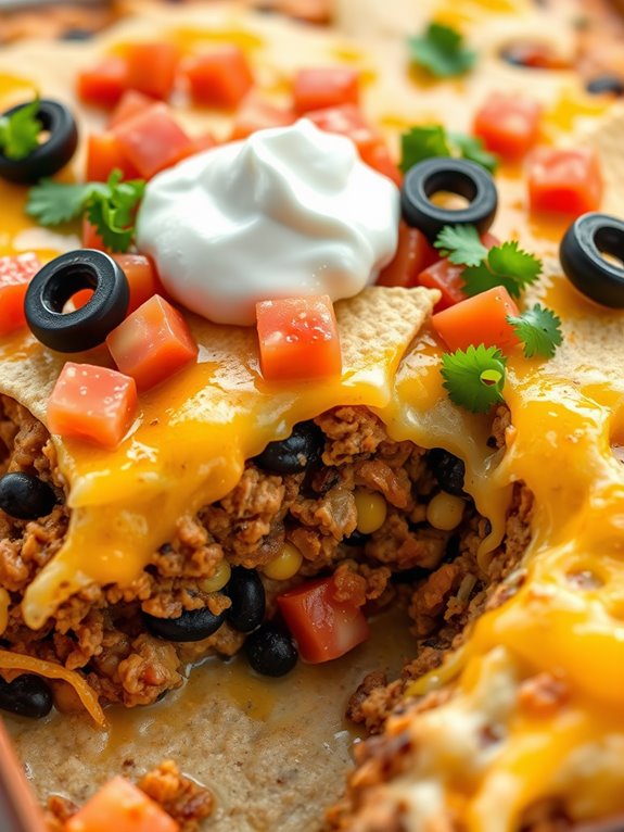 mexican inspired taco dish