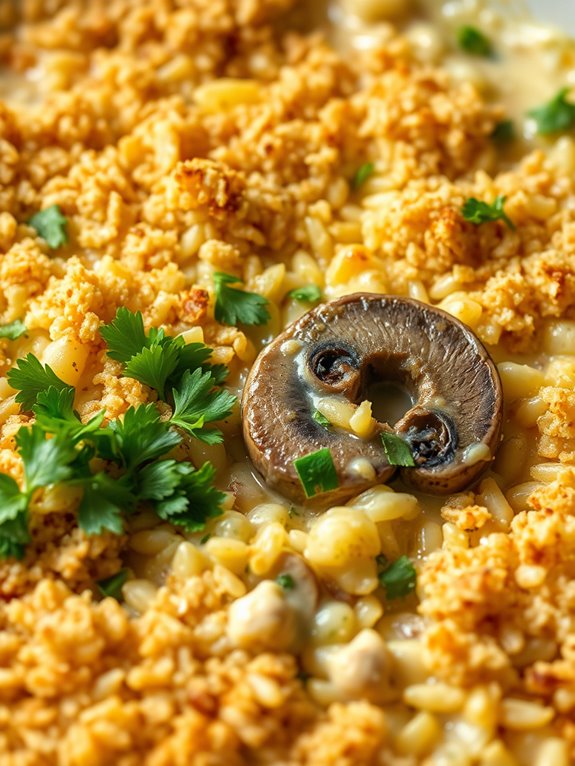 mushroom and rice casserole