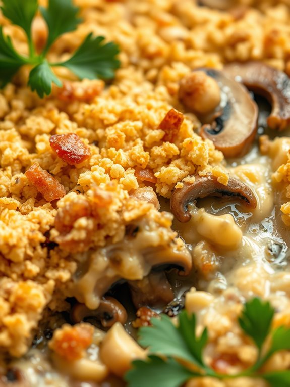 mushroom and rice casserole