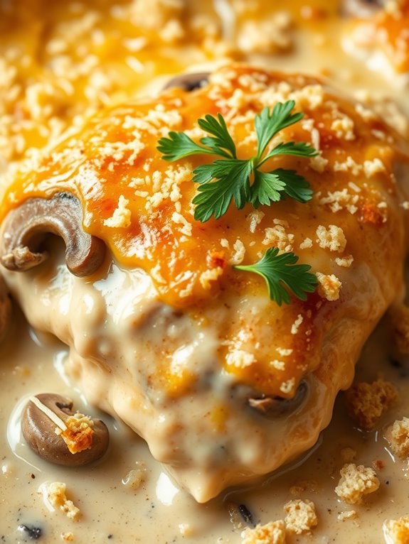 mushroom chicken casserole recipe