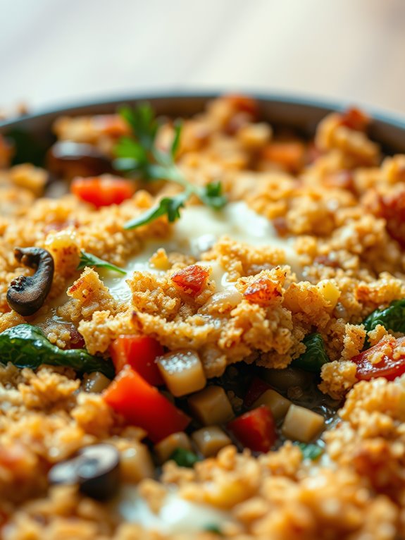 mushroom lentil casserole recipe