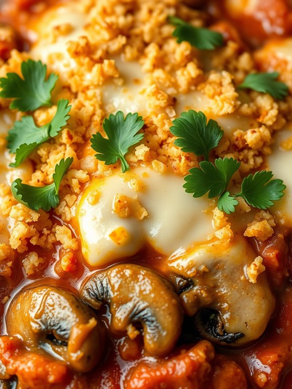 mushroom masala casserole recipe