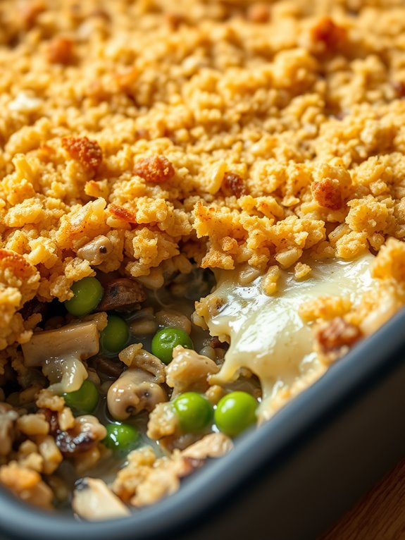 mushroom wild rice dish