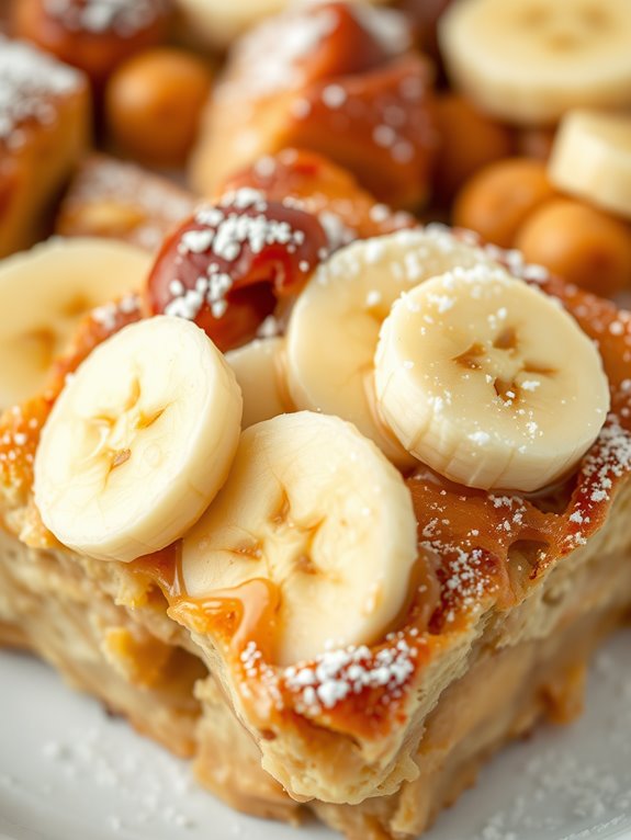peanut butter banana casserole
