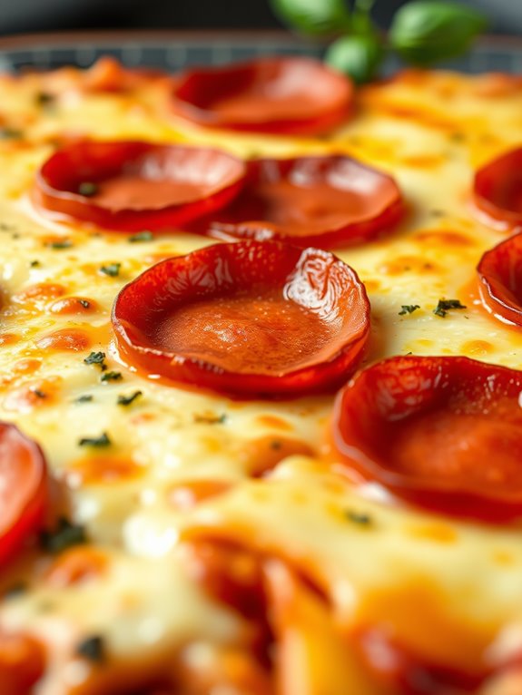 pepperoni pizza baked dish