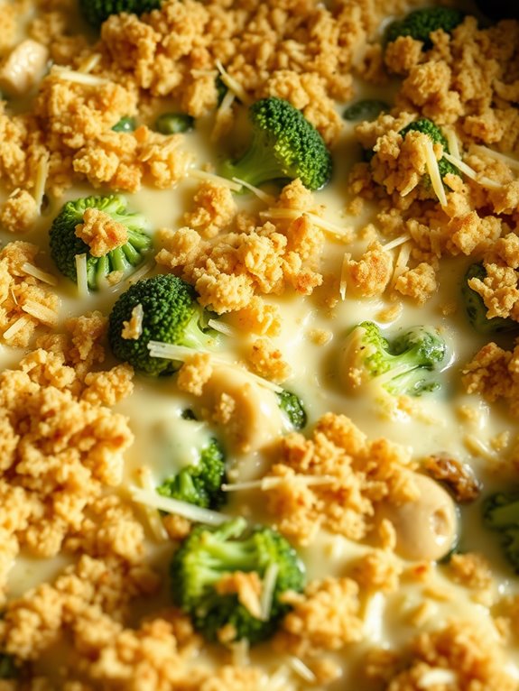 pesto chicken broccoli casserole