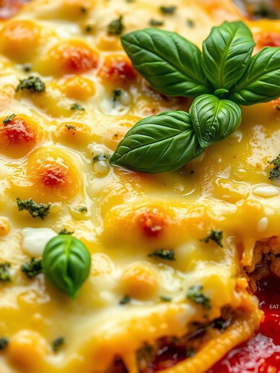 pesto chicken ravioli casserole