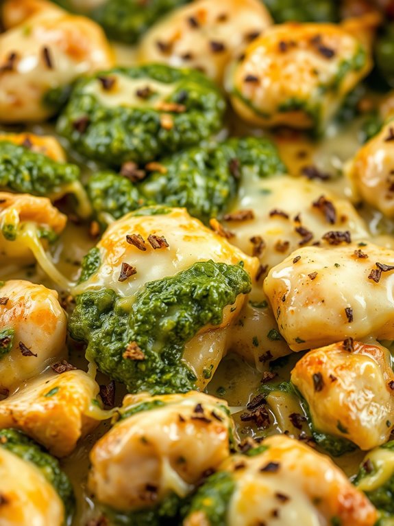 pesto chicken zucchini casserole