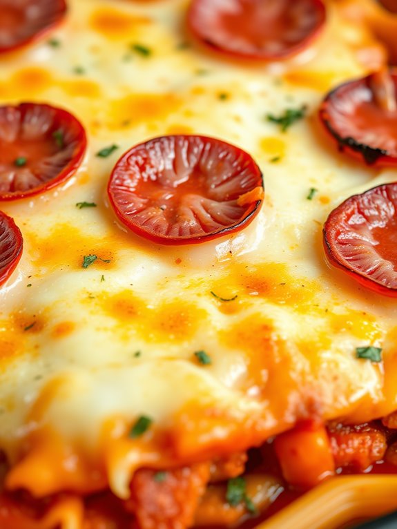 pizza casserole with sausage