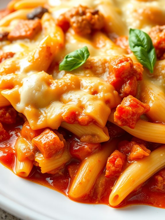 pork and pasta casserole