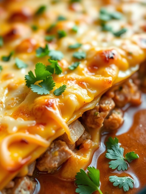 pork green chili enchiladas