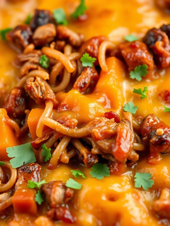 pulled pork sweet potato casserole