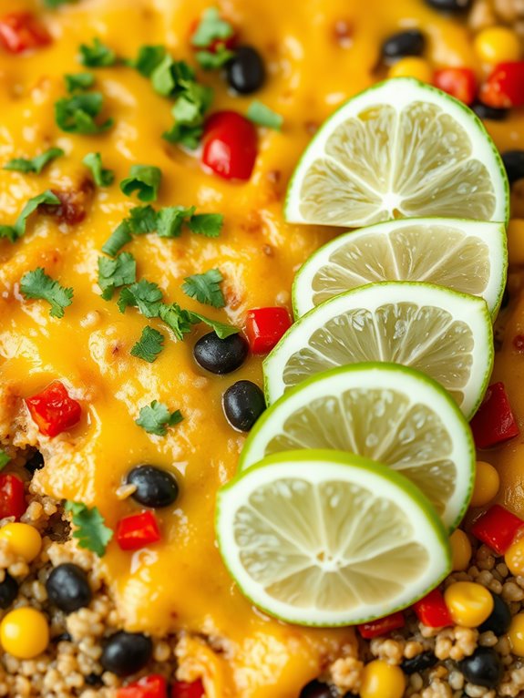 quinoa and black bean bake