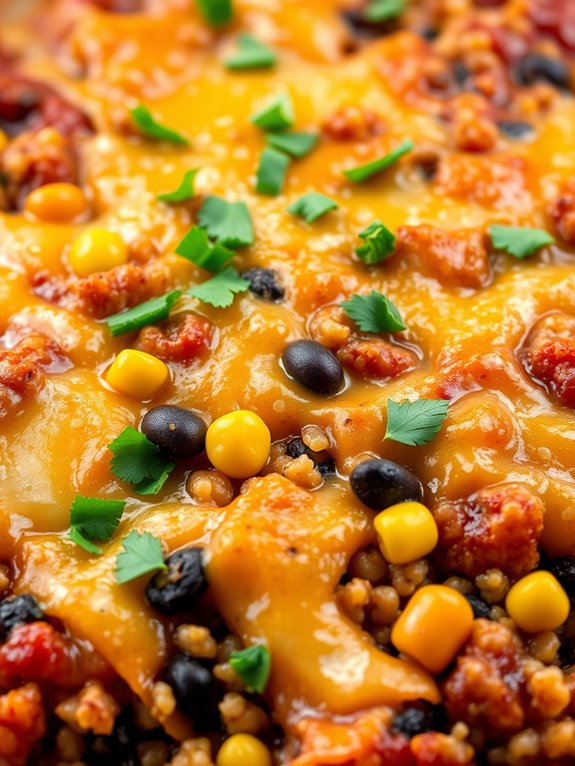 quinoa black bean casserole