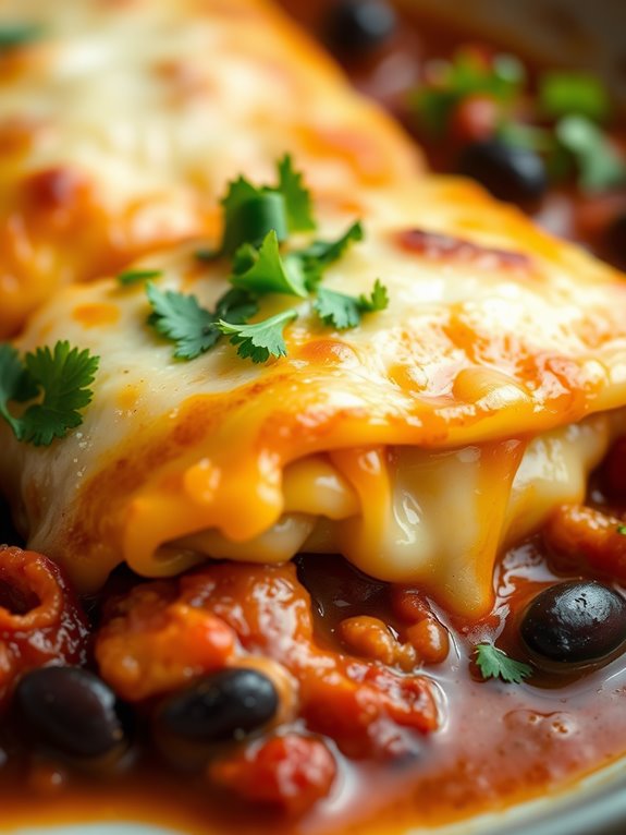 ravioli bake with chorizo