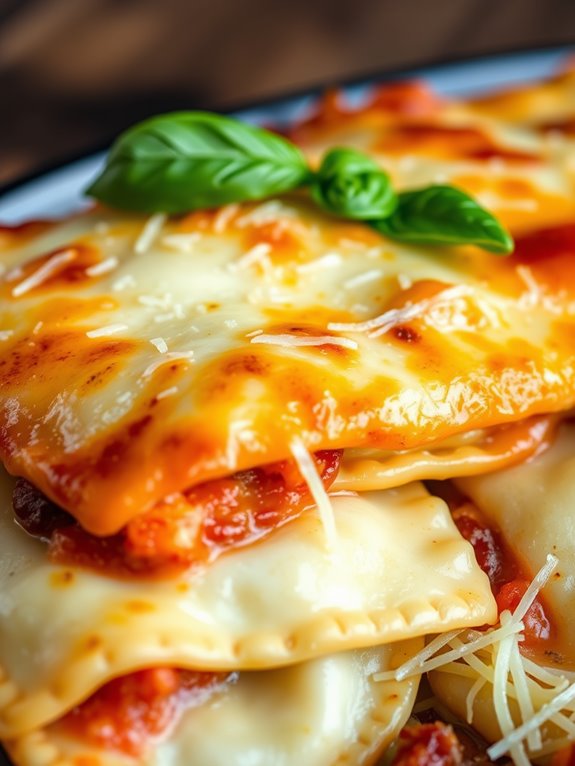 ravioli with artichokes and tomatoes