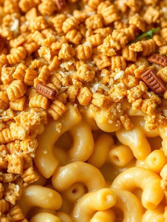 ritz crusted macaroni delight