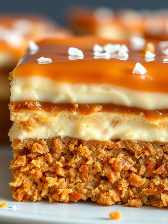 salted caramel pretzel dessert