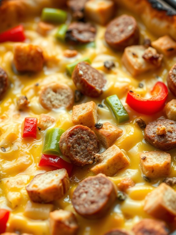 sausage and pepper casserole