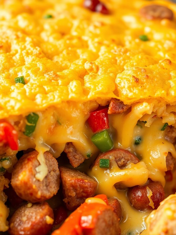 sausage and pepper casserole