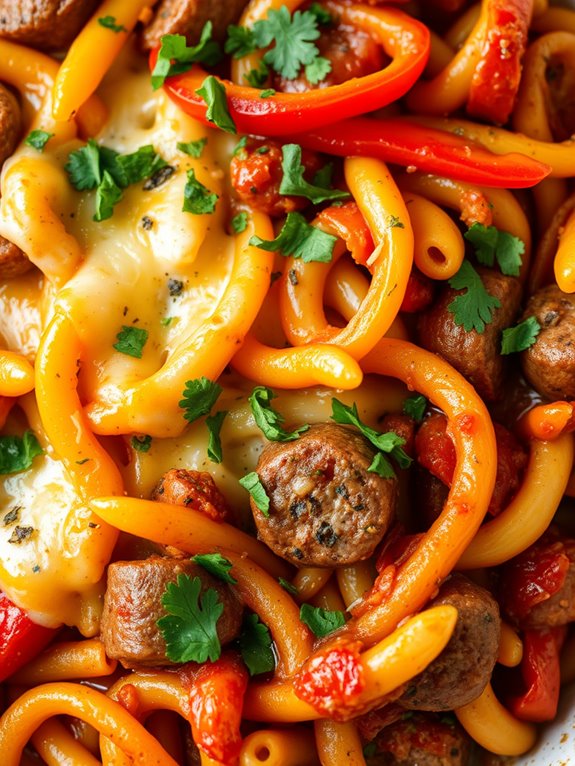 sausage and pepper casserole