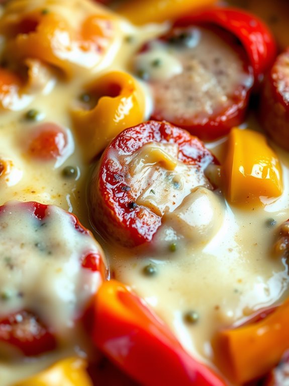 sausage and pepper dish