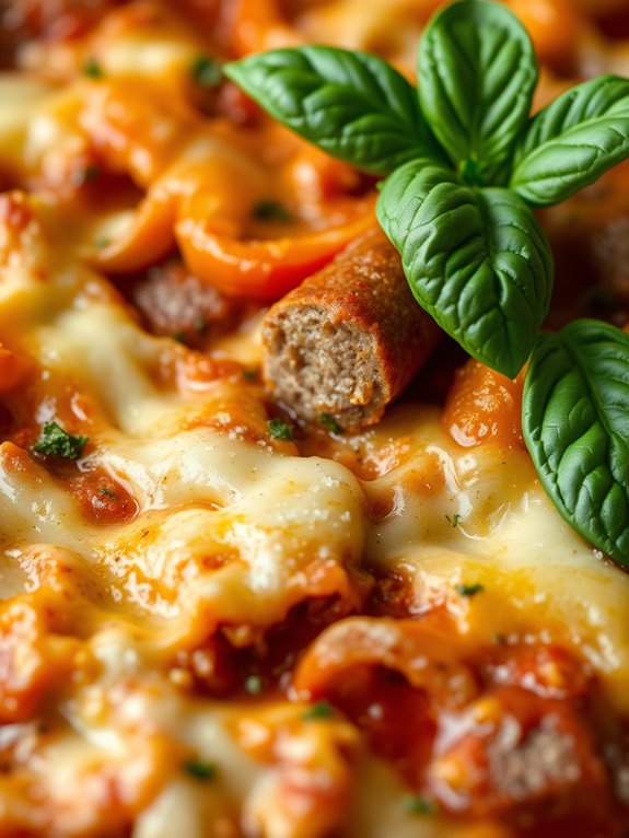 sausage and peppers casserole