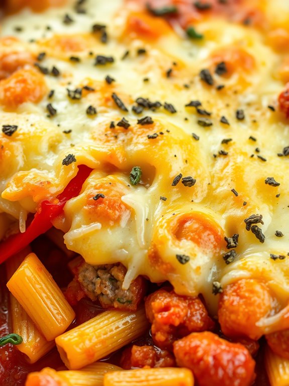 sausage and peppers casserole