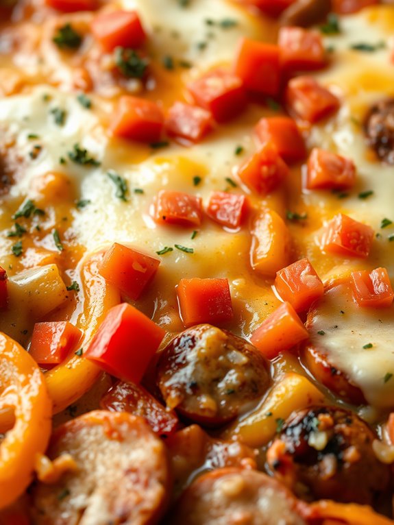sausage and peppers dish