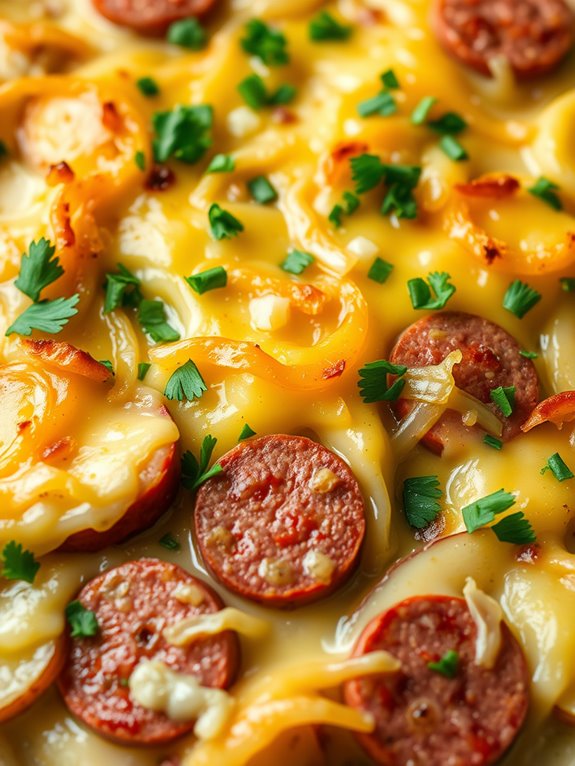 sausage and potato casserole