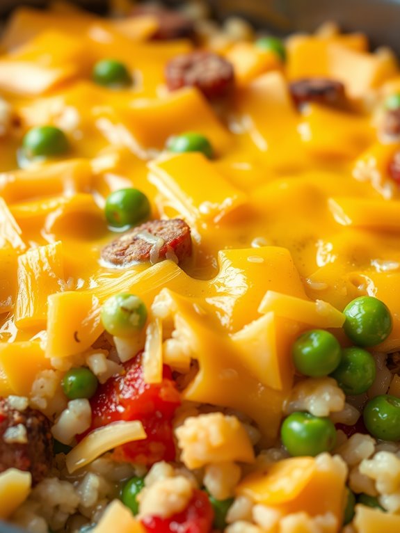 sausage and rice dish