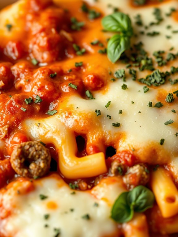 sausage baked ziti recipe