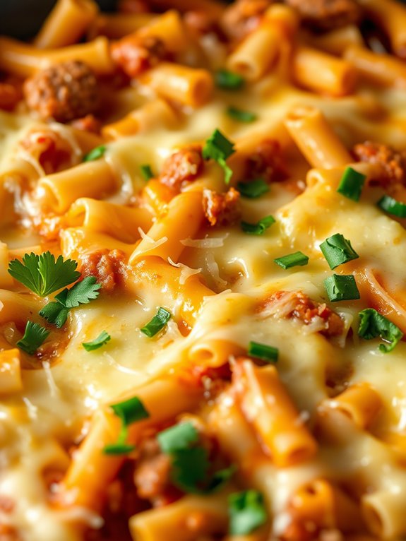 sausage baked ziti recipe