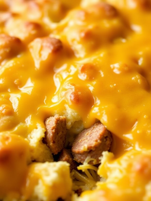 sausage biscuit breakfast casserole