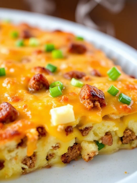 sausage egg breakfast casserole