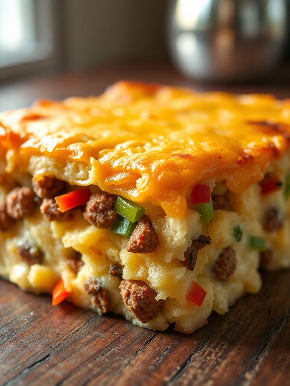 sausage egg casserole recipe