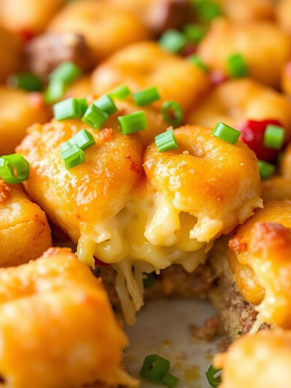 sausage pepper tater tot casserole