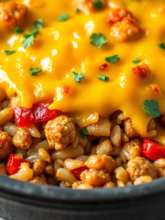 sausage rice casserole recipe