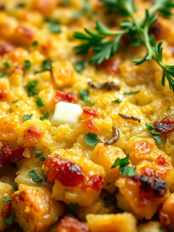 savory bacon leek casserole