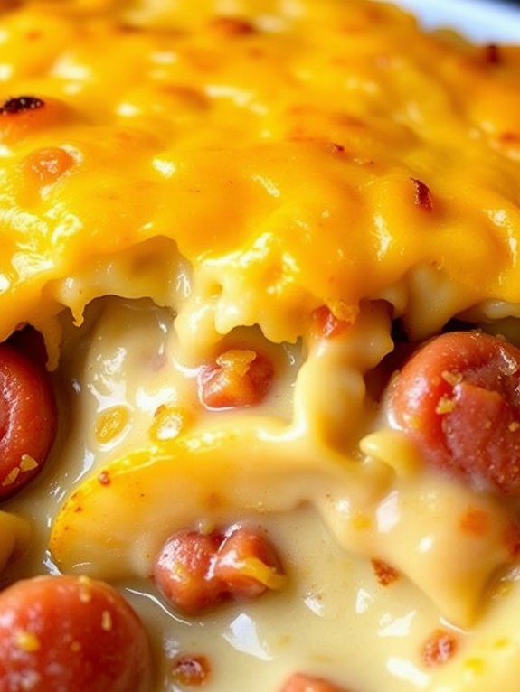 savory baked hot dogs