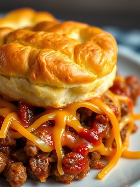 savory bbq beef biscuits