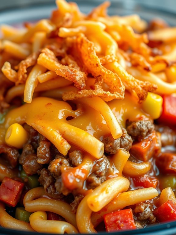 savory bbq hamburger dish