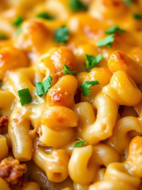 savory bbq pasta dish