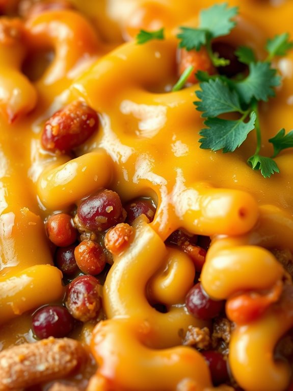 savory beef chili casserole