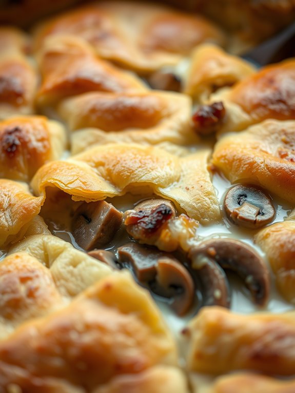 savory beef mushroom casserole