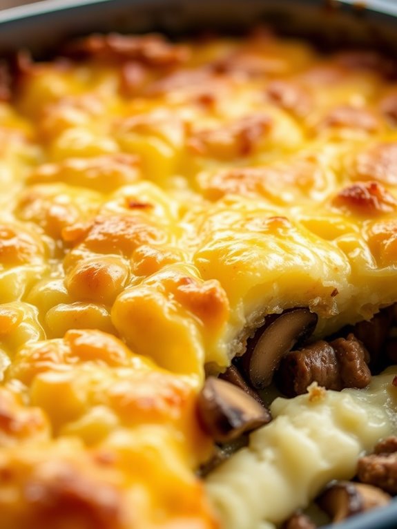 savory beef mushroom pie